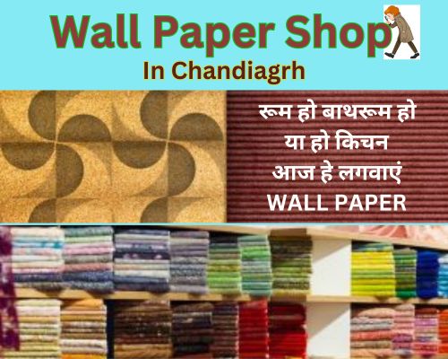 Wallpaper shop in Chandigarh.
